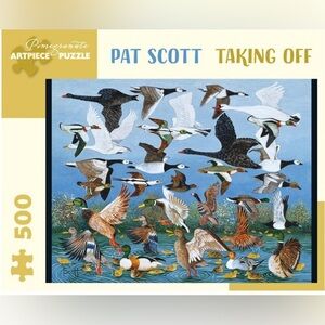 Pomegranate Puzzle Pat Scott: Taking Off 500-Piece Jigsaw